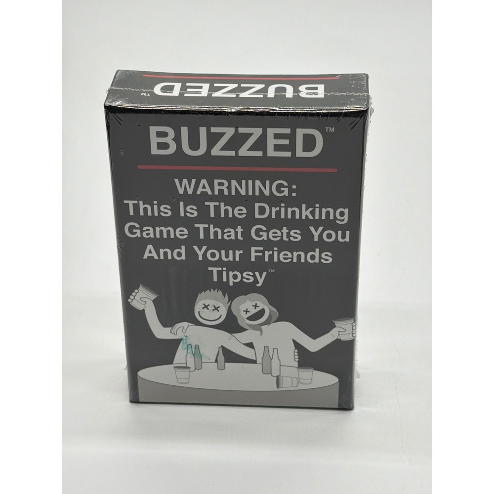 Buzzed Drinking Game Adult Party Card Game 180 Cards Factory Sealed WSTD415